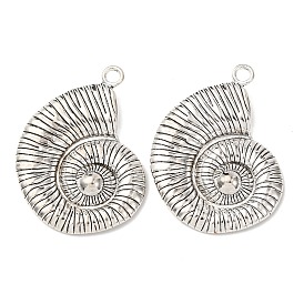 Тибетский сплав стиля большие кулоны, подвески в форме раковины, без свинца и без кадмия