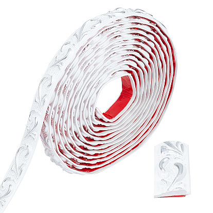 ПВХ цветы узор зеркало самоклеящаяся наклейка, клейкая лента для украшения дома гостиной спальни