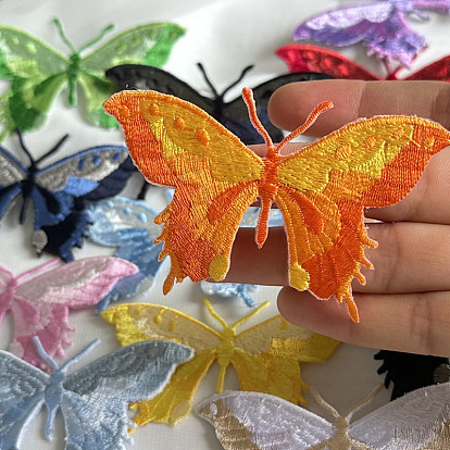 Butterfly Self Adhesive Computerized Embroidery Cloth Iron on/Sew on Patches, Costume Accessories, Appliques