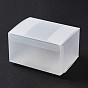 Removable Transparent Plastic Box, Rectangle