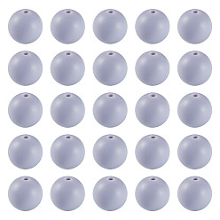 50Pcs Food Grade Eco-Friendly Silicone Beads, Round
