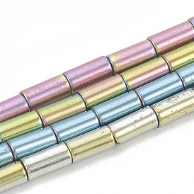 Electroplate Non-magnetic Synthetic Hematite Beads Strands, Column