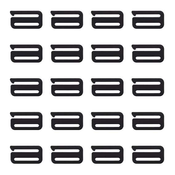 Plastic Bra Strap Hook, Replacement Bra Strap Slide Hook, for Swimsuit Tops and Lingerie, Garment Accessories