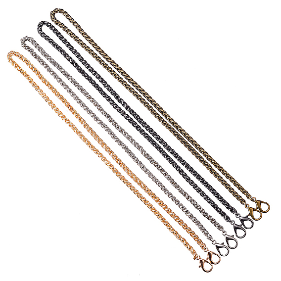 Bag Strap Chains, Iron Wheat  Chains, with Lobster Claw Clasps