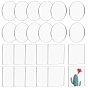 Acrylic Transparent Pressure Plate, Flat Round & Square