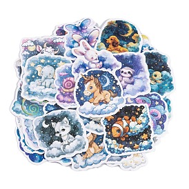 50 шт. ПВХ клейкие водонепроницаемые наклейки самоклеящиеся наклейки, Украшение дневника для фотоальбома своими руками