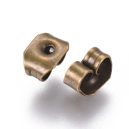 Iron Friction Ear Nuts, Friction Earring Backs for Stud Earrings