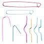 Aluminum Crochet Tool Set, with Safety Pin, Bent Pin and Sewing Needle