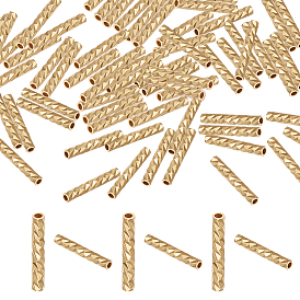 200 шт. стойки, покрытие латунных бусин, без никеля , трубка