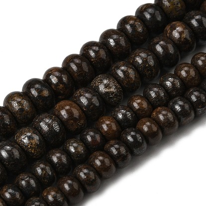 Природные бронзитом бисер нитей, рондель