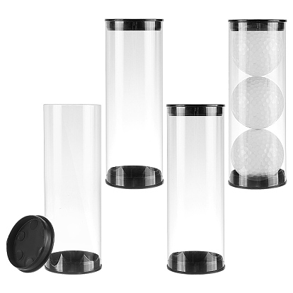 Boîte de rangement en plastique pour balles de golf, colonne