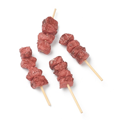 Imitation Food Resin Barbecue Skewer Model Toy, Display Decorations, Beef