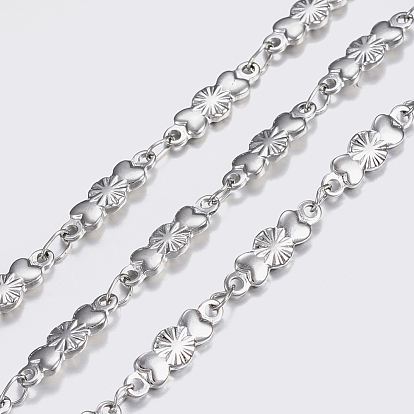 304 Stainless Steel Chains, Candy Link Chains, Soldered