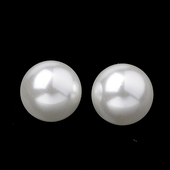 Eco-Friendly Glass Pearl Beads, High Luster, Grade A, No Hole/Undrilled Round
