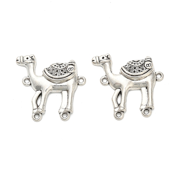 Сплав люстра компонента ссылки тибетском стиле, без свинца и без кадмия, форма верблюда