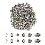 370 шт. 6 бусины в тибетском стиле, без никеля , разнообразные