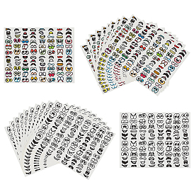 2сумки 2 цвета бумага для глаз самоклеящиеся наклейки