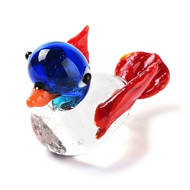 3D Duck Handmade Lampwork Display Decoration, for Home Decoration