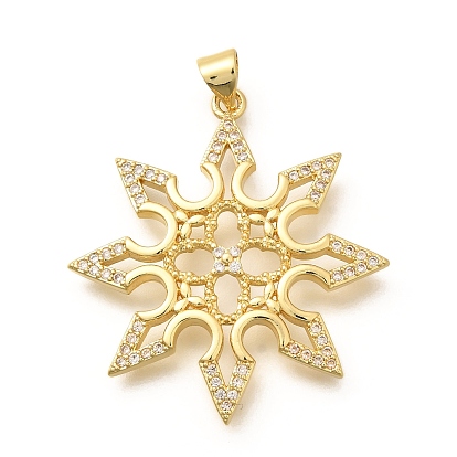 Стойка металлическая латунная микропрофилированная кубическая циркония подвески, долговечный, без свинца и без кадмия, прелести снежинки