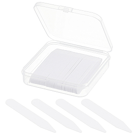 100шт. ПВХ-фиксаторы воротника рубашки, формирователь кромок воротника, предотвращающий деформацию