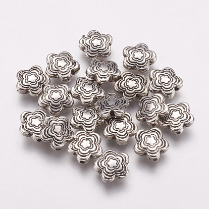 Ccb perles en plastique, fleur