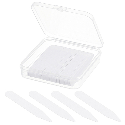 100шт. ПВХ-фиксаторы воротника рубашки, формирователь кромок воротника, предотвращающий деформацию