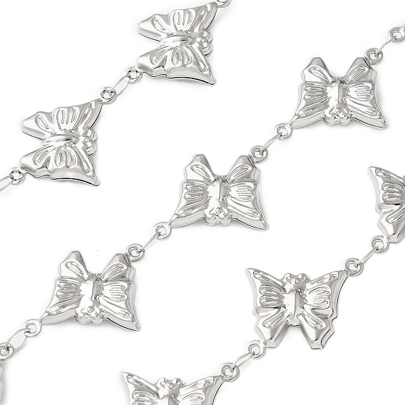 304 Цепи-бабочки из нержавеющей стали, пайки, с катушкой