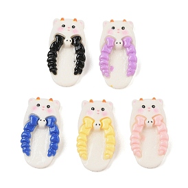 Opaque Cartoon Resin Cabochons, Slipper