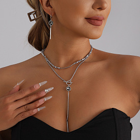 Серьги-застежки из сплава, стекла и пластика, квадратный