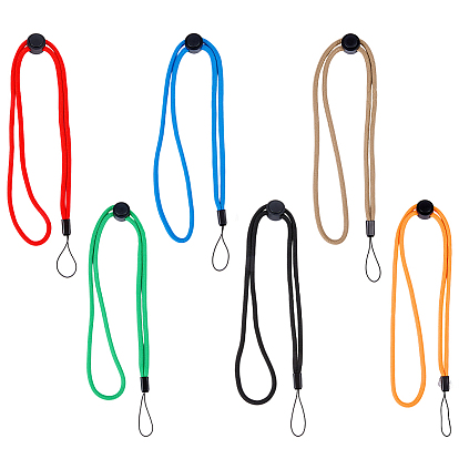 6 шт. 6 цвета полиэстеровые мобильные ремни, с абс пластика выводы