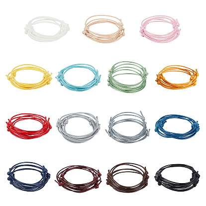 Koreanisch gewachsten Polyester-Schnur Armband machen, für die Herstellung von Schmuck, einstellbar