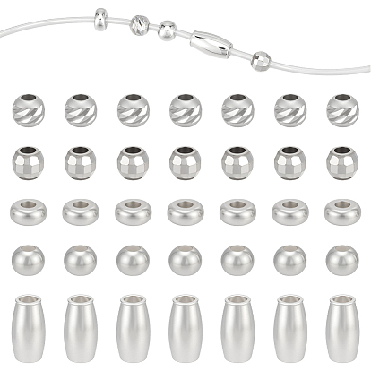 60 шт. 5 стили 925 бусины-разделители из стерлингового серебра, разнообразные