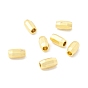 Brass Beads, Long-Lasting Plated, Oval