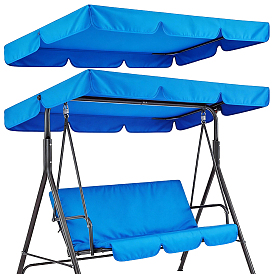 Toldo para columpio de tela Oxford, Cubierta impermeable y a prueba de polvo para parasol