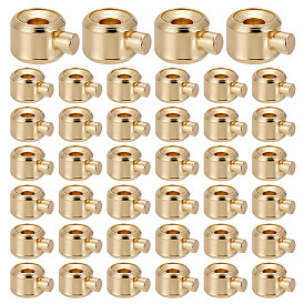 60 шт. латунные обжимные бусины, долговечный, колонка