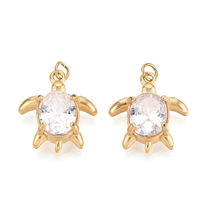 304 подвески из нержавеющей стали с прозрачным кубическим цирконием, с целью перехода в кольце, ионное покрытие (ip), реальный 18 k позолоченный