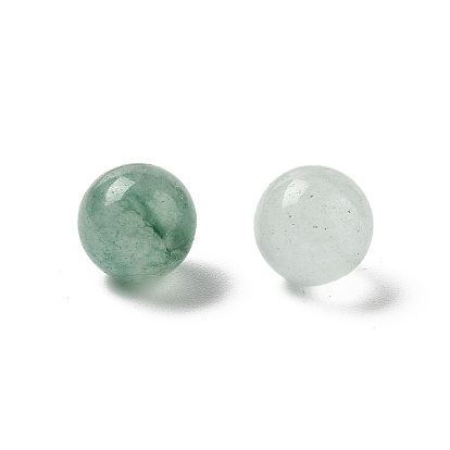 Natural Green Aventurine Sphere Beads, Round Bead, No Hole