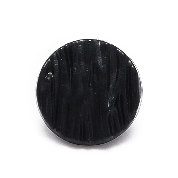 1-Hole Alloy Shank Buttons, Garment Accessories, Flat Round