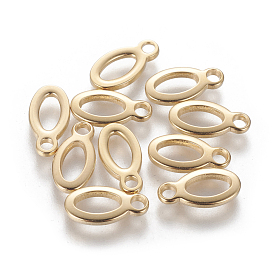 304 Stainless Steel Charms, Stamping Blank Tag, Oval