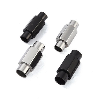 304 магнитные застежки из нержавеющей стали с клеевыми концами, шестиугольник