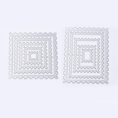Frame Metal Cutting Dies Stencils, for DIY Scrapbooking/Photo Album, Decorative Embossing DIY Paper Card, Square and Rectangle