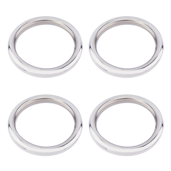 304 acier inoxydable reliant bagues, joint torique pour macramé