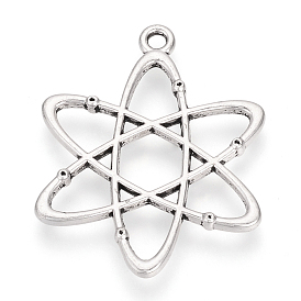 Сплавочные подвески тибетского стиля, атомный шарм, без кадмия, без никеля и без свинца