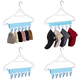 Organisateur de vêtements suspendus en tissu avec pinces à linge, Sangle de rangement pour linge de voyage avec pinces à linge en plastique PP