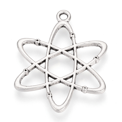 Сплавочные подвески тибетского стиля, атомный шарм, без кадмия, без никеля и без свинца