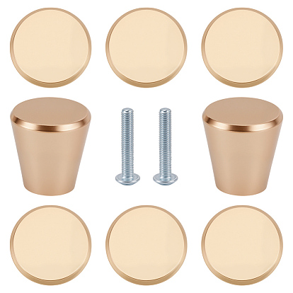 10 ручки для ящиков из алюминиевого сплава с конусами, ящик выдвигает ручку, с железным винтом, для дома, кабинет, шкаф и комод