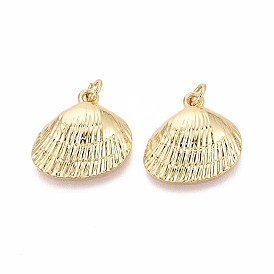 Латунные подвески, формы раковины, с целью перехода в кольце