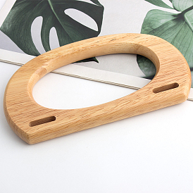 Wood Bag Handle, D-shaped, Bag Replacement Accessories