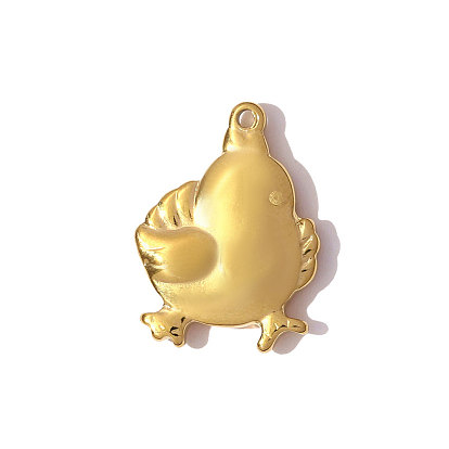 304 подвески из нержавеющей стали, цыпочки прелести, зеркальная полировка, ионное покрытие (ip)