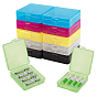 Plastic Battery Storage Box, with Iron Ring, Rectangle